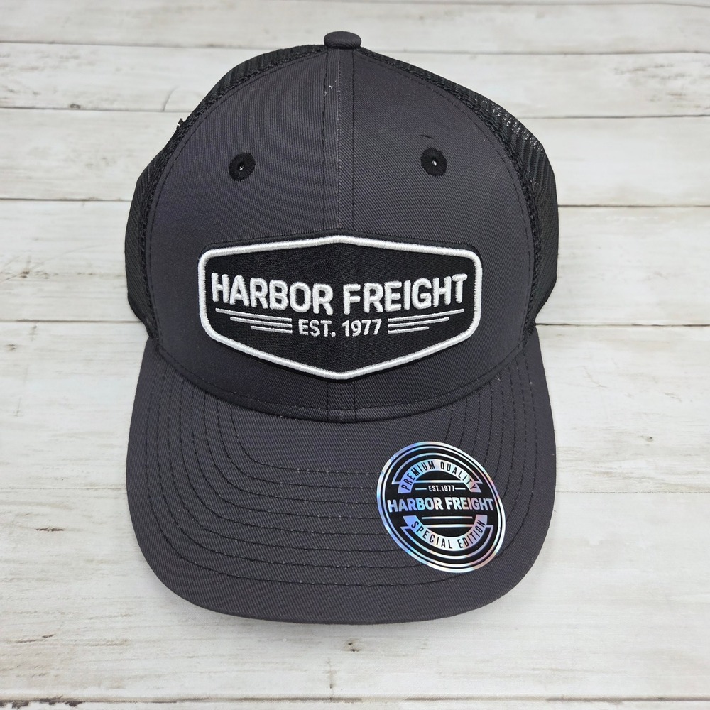 Harbor Freight‎ Trucker Hat Charcoal Gray Special Edition 71092 Mesh Cap